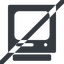 Line, wide, horizontal, mirror, prohibited, apple, computer, vintage, desktop, computer-vintage, mac, pc, computer-vintage-solid icon