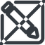 Line, wide, horizontal, mirror, prohibited, pen, pencil, edit, edition, edit-wide icon