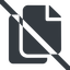Line, up, wide, solid, prohibited, copy, copy-solid, files icon