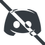 Line, wide, brand, network, prohibited, messenger, voip, gaming, discord, discord-alt icon