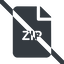 Line, wide, prohibited, archive, file, zip, rar, compress, compressed, compression, file-zip, file-zip-solid icon