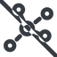 Line, wide, network, chart, prohibited, association, affiliate, network-wide, associate icon