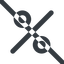 Line, wide, prohibited, percent, pct, percentage, ratio, discount, percent-wide icon