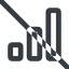 Line, wide, prohibited, statistics, antenna, mobile, signal, bars, level, strength, signal-wide, wifi icon