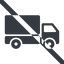 Line, wide, solid, prohibited, truck, delivery, van, lorry, truck-solid icon